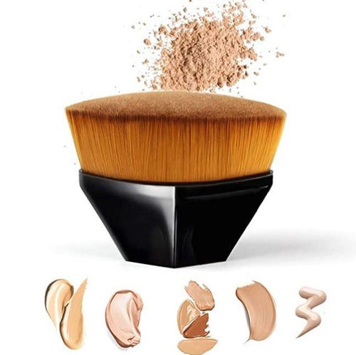 Brocha Maquillaje Plana para Base - Liro Beauty